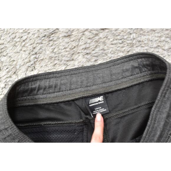 American Eagle Women's Small Gray Polyester Sweatpants Skinny Solid Drawstring - Picture 5 of 7